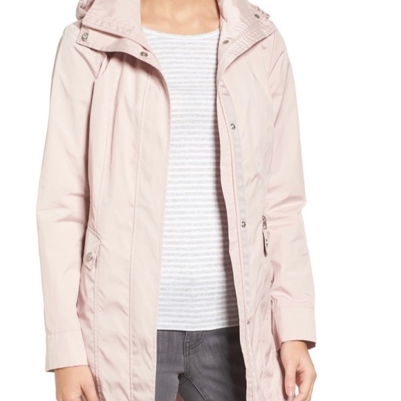 Cole Haan Longline Packable Raincoat - Picture 6 of 12